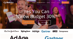 Desktop Screenshot of c3metrics.com